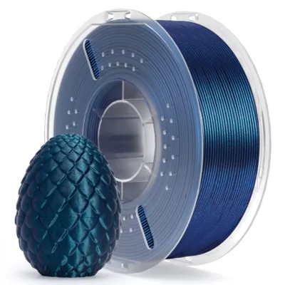 4th Dimension S.A - 3D Printing Experts - ELEGOO PLA Galaxy Filament 1.75mm Colored 1KG Peacock Blue
