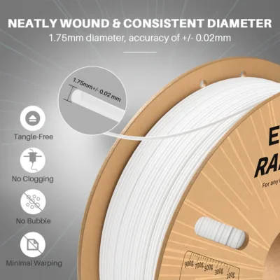 4th Dimension S.A - 3D Printing Experts - ELEGOO Rapid PLA Plus Filament 1.75mm Colored 1KG