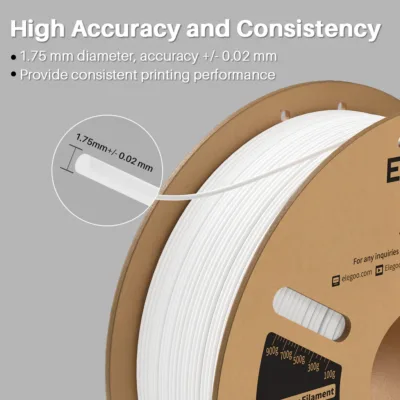 4th Dimension S.A - 3D Printing Experts - ELEGOO ASA Filament 1.75mm 1KG Grey