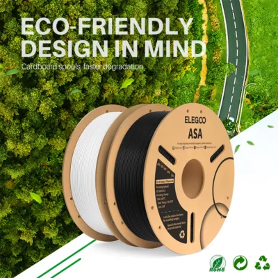 4th Dimension S.A - 3D Printing Experts - ELEGOO ASA Filament 1.75mm 1KG Grey